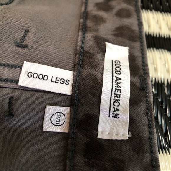 Good American Good Legs Leopard Print Skinny Jeans - Picture 8 of 12